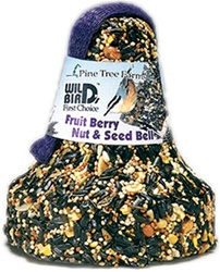 Fruit, Berry, Nut, & Suet Seed Bell - Wild Bird Feed & Attractant
