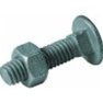 Carriage Bolts with Nuts (Galvanized)-Fence Parts & Fencing Supplies
