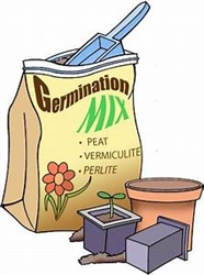 Seed Starter Supplies - Potting Mix, Peat Pellets, Tray, Peat Pots